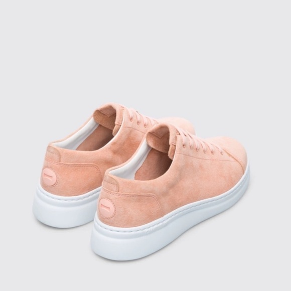 Camper Runner Up Sneakers in Light Pink Nubuck Leather Size 8 EU38 - Picture 14 of 14